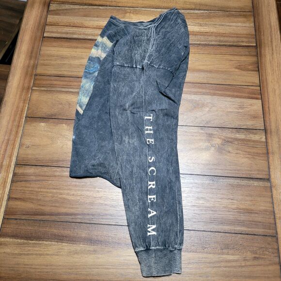 Fifth Sun LS Crop Tee "The Scream" UFO Graphic - Size Large - Picture 3 of 8